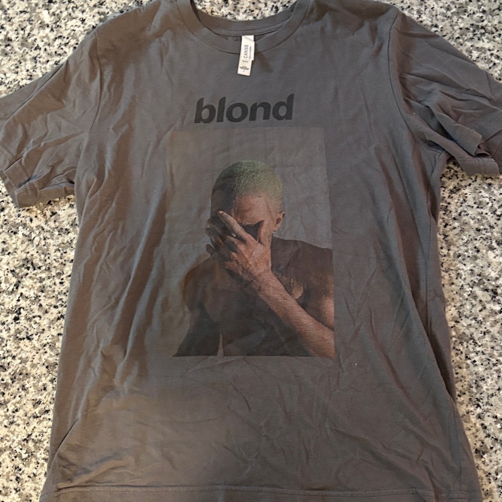 Frank Ocean Canvas Dark Gray Graphic Tee